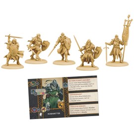 CMON A Song of Ice and Fire Tabletop Miniatures Game Rose Knights Unit Box (Multilingual Edition) - Strategy Game for Adults, Ages 14+, 2+ Players, 45-60 Minute Playtime, Made