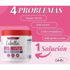 Esbelta Myo-Inositol Supplement for PCOS support Multivitamin