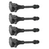 Bobina de Encendido para Automóvil, 4 Piezas ABS Bobina de