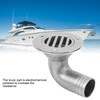 Durable Boat Floor Drain 316 Stainless Steel Marine 90 Degree