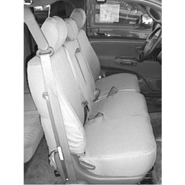 Durafit Seat Covers, Made to fit 2005-2006 Tundra 40/60 Bench Dark Gray Twill Automotive Fabric