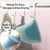 JCJCJC "Shark Fin" Bowl Scraper, Silicone Kitchen Scraper Tool