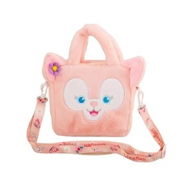 Cute and Plush Cartoon Character Shoulder Bags or Crossbody Bags for Kids (Light Pink)