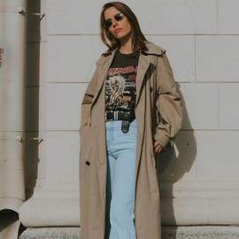 YAMEIZE Polarised Sunglasses for Women Men Oval Vintage Retro Small Round Polarised Sunglasses Metal Frame 90s Oval Glasses UV400 Protection, Leopard Green