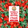 Strawberry Filled Hard Candy - Individually Wrapped Strawberry Bon Bons