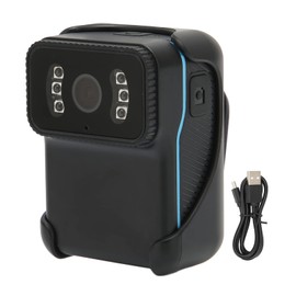 WiFi Action Camera, CS02 Portable Video Camera HD 1080P Video Camera Camcorder, Support 256GB Memory Card, with Night Vision Lights, for Windows, for OS X, for Linux