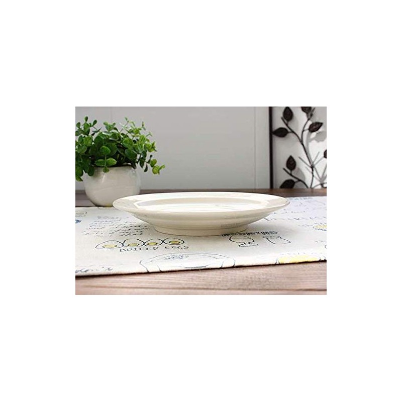 6.5 inch (16.5 cm) Salad Plate (Western Tableware, White Tableware,