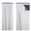RAYYAN LINEN Blackout Thermal Lining for Curtains, Readymade Tape Top