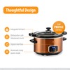 Toastmaster 4-Quart Digital Slow Cooker with Locking Lid - Food