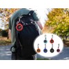 Anlising Mini Compass, Pack of 6 Compass with Carabiner Hook,