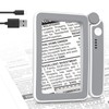 MoKo Magnifying Glass for Reading, Rechargeable 4X Full Page Book