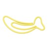 100pcs Paper Clips Portable Mini Cute Banana Shape Rustproof Electroplated