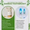 HiFEN® Bambus-Zahnbürsten, umweltfreundlich, natürliche Zahnbürsten, weiche Borsten für Erwachsene und
