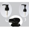 Empty Amber Plastic Pump Bottle Dispenser Leak Proof Shampoo Body