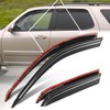PM PERFORMOTOR 4Pcs Side Window Visors Deflector Compatible with 2001