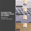Aneaseit Chair Leg Sliders for Carpet - 8 pcs Clear