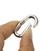 10 Pcs Spring Buckles Carabiner Clips Oval Rings Connector for