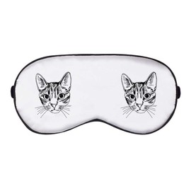 'Cat Face' Sleep/Travel Eye Mask (EY00001279)