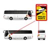 lepni.me 18 Pieces Bus Angles Morts Stickers for France |