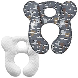 XIGGA Toddler Travel Pillow for Baby Car Seat Airplane, Boys & Girls Suitable Pushchairs Strollers Soft and Comfortable Travel Safe Protection