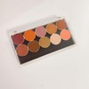 UDTIP 2PC Empty Magnetic Makeup Palette, White Frosted Clear Lid,