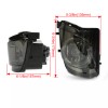 WENQI Fits 2006-2010 Lexus IS250 IS350 Smoked Fog Lights Bumper