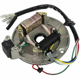 TDR STATOR MAGNETO Coil Plate for 110cc ATV Quad Pit Trail Dirt Bike, Suitable for 90cc-125cc Non-Electric Start Engines
