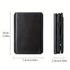 WEXLER Cartera Slim con Protección RFID, Mecanismo Pop-Up de Tarjetas
