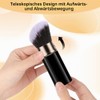 AOOTE Retractable Kabuki Makeup Brush, Pack of 2 Portable Travel