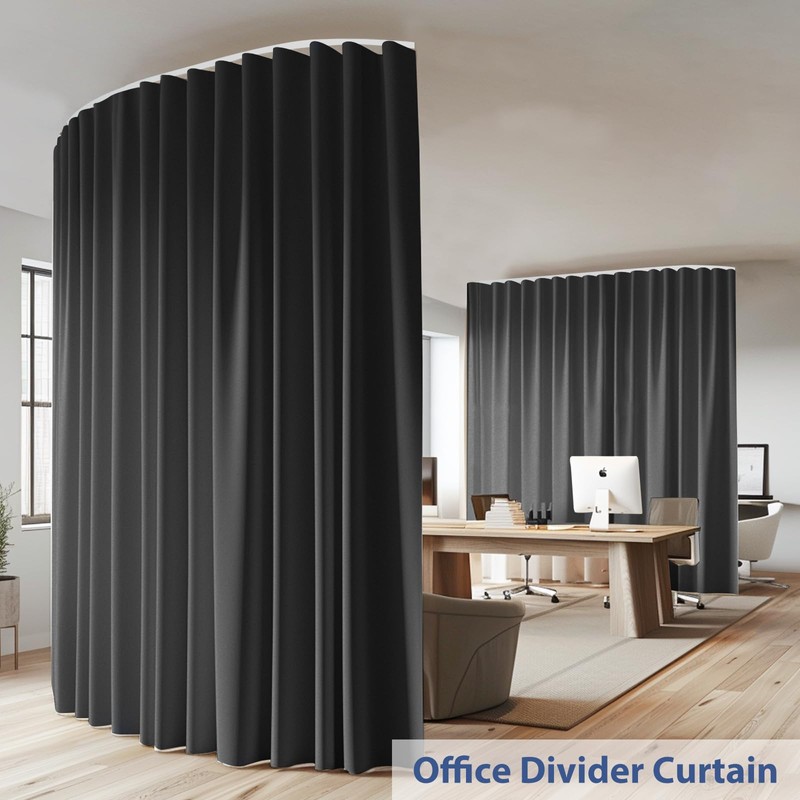 cbsroro Room Divider Curtains Ceiling Curtain Track Sets Blackout Curtains