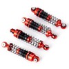 WEFEINO CNC Aluminum Front Rear Shocks Absorber for 1/18 RC