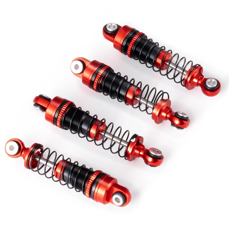 WEFEINO CNC Aluminum Front Rear Shocks Absorber for 1/18 RC
