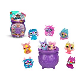 Magic Mixies - 9 Magic Mini Figures, 9 Pack with 9 Figures, 90 Mixlings, Divided into 5 Collector's Teams with Magic Skills, from 3 Years +, Common Rare and Extremely Rare Figures, Famosa