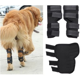Unbranded Canine Dog Hock Brace Rear Leg Joint Wrap Helps Loss of Stability from Arthritis - XL
