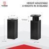 TCHOSUZ 2 inch / 5cm Metal Furniture Legs, Pack of