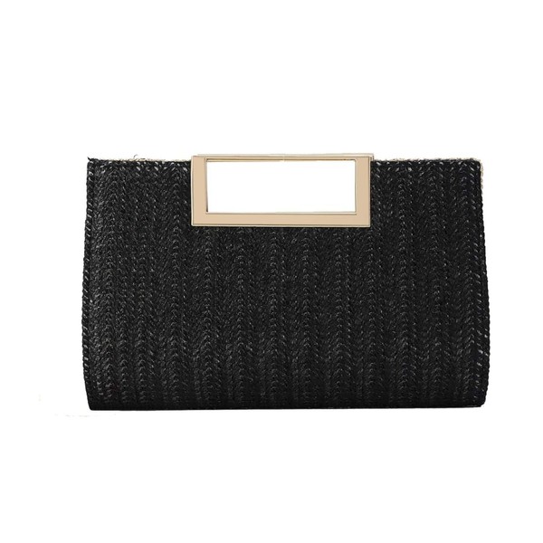 AWUXINE Straw Clutch for Women Summer Clutch Top Handle Straw