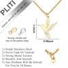 PLITI Hummingbird Necklace Hummingbird Lover Gift Hummingbird Memorial Gift Sympathy