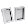 Nicola Spring Picture Box Frame - White - 4x6" (10x15cm)