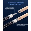KONLLEN Maple Pool Cue Stick – Low Deflection Performance Billiard