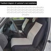 GXARTS 2Pcs Front Driver and Passenger 60/40 High Back Bench