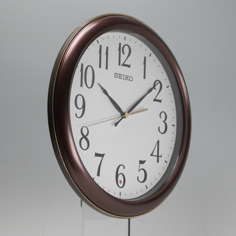 Seiko Clock Clock Radio Analog Brown Metallic KX234B