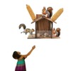 Squirrel House,Eco-Friendly Natural Wood,Perfect for Storing Nuts and Corn, Squirrel