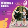 Kick Scooter for Kids Ages 8+ Teens & Adults, with