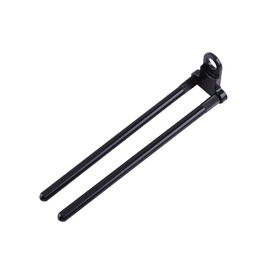 Drfeify Snag Bar Ears, Black Durable Aluminium Snag Bar Ears For Windproof Fishing Rod Control For Bite Alarm