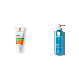 La Roche Posay Anthelios Toque Seco FPS 50  Protector Solar Facial para Piel Grasa, 50 ml (el empaque puede variar)  Effaclar Gel Purificante Gel...  