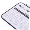 Kisangel Golf Scoreboard Erasable Plastic Clip Double-Sided Writing Board Golf