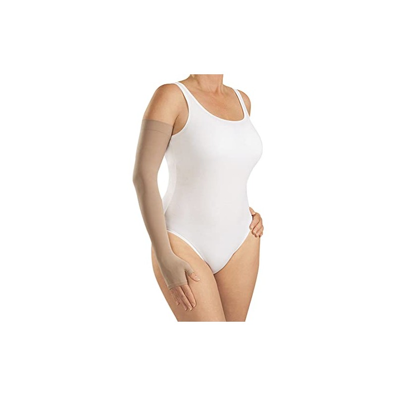 Medi Mediven Harmony Arm stocking CCL2 AG slim textured Band Sand