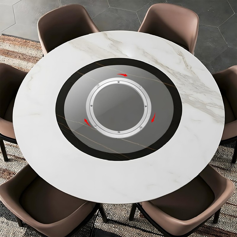 QDiShi 16 Inch Lazy Susan, Heavy Duty Swivel Turntable Aluminum