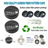 License Plate Screws -Carbon Fiber Pattern Printing, Plastic License Plate