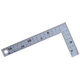 Shinwa Rules Carpenters Square, Thick Width, Silver